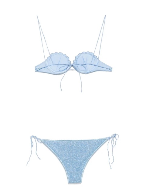 Oseree Shell Bikini In Blue