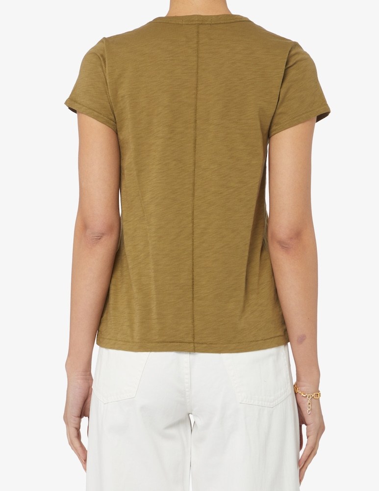Rag & Bone Item O-neck Short-sleeved T-shirt In Brown