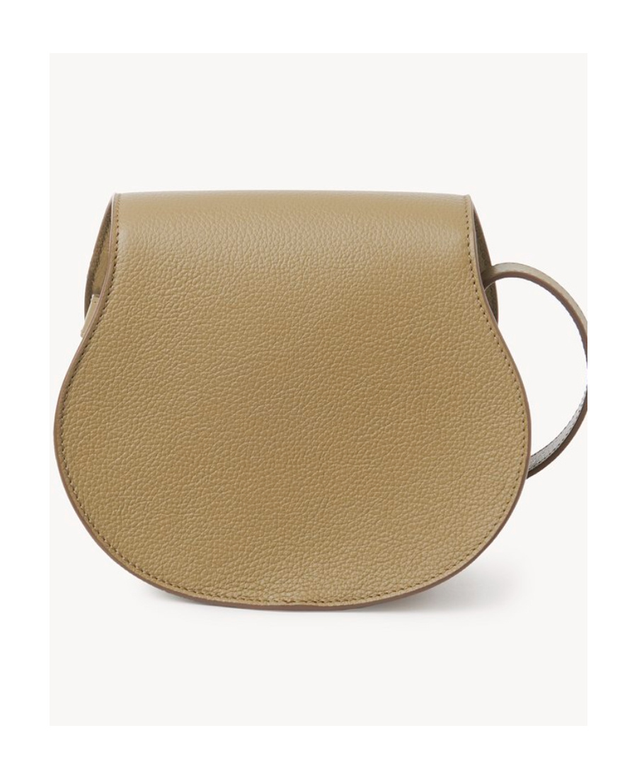 Chloé Small Marcie Leather Crossbody Bag In Brown