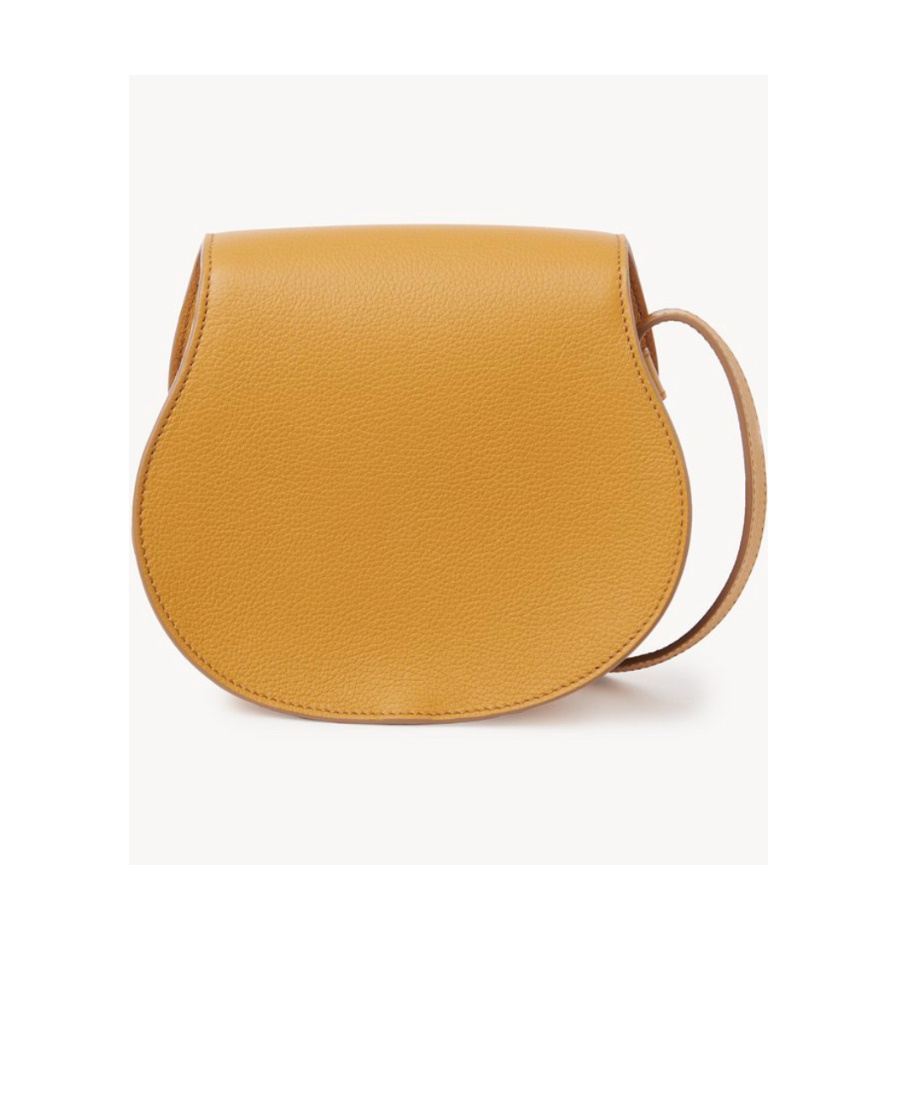 Chloé Chloe Marcie Small Saddle Bag Honey Gold In Brown