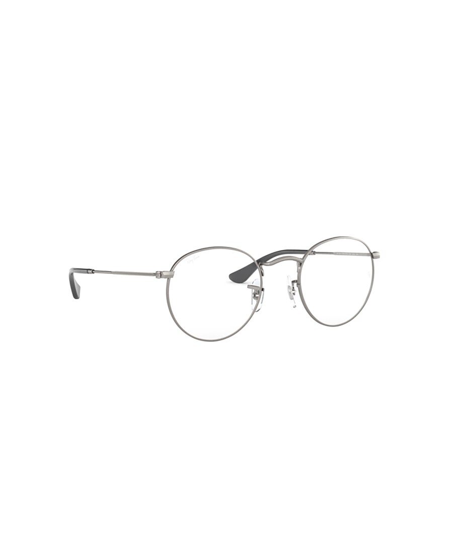 Ray Ban Round Metal Glasses In Metallic