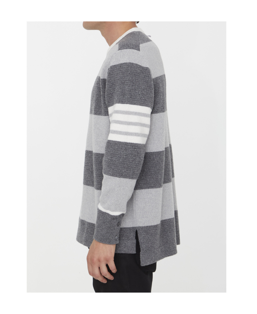 THOM BROWNE RUGBY JACQUARD PULLOVER