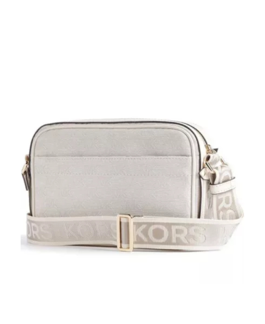 Michael Kors Maeve Monogram Crossbody Bag In White