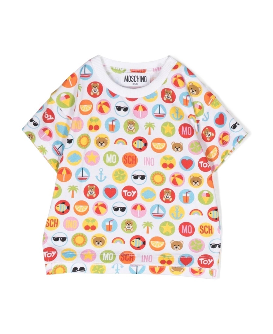 Moschino Motif-print T-shirt In White
