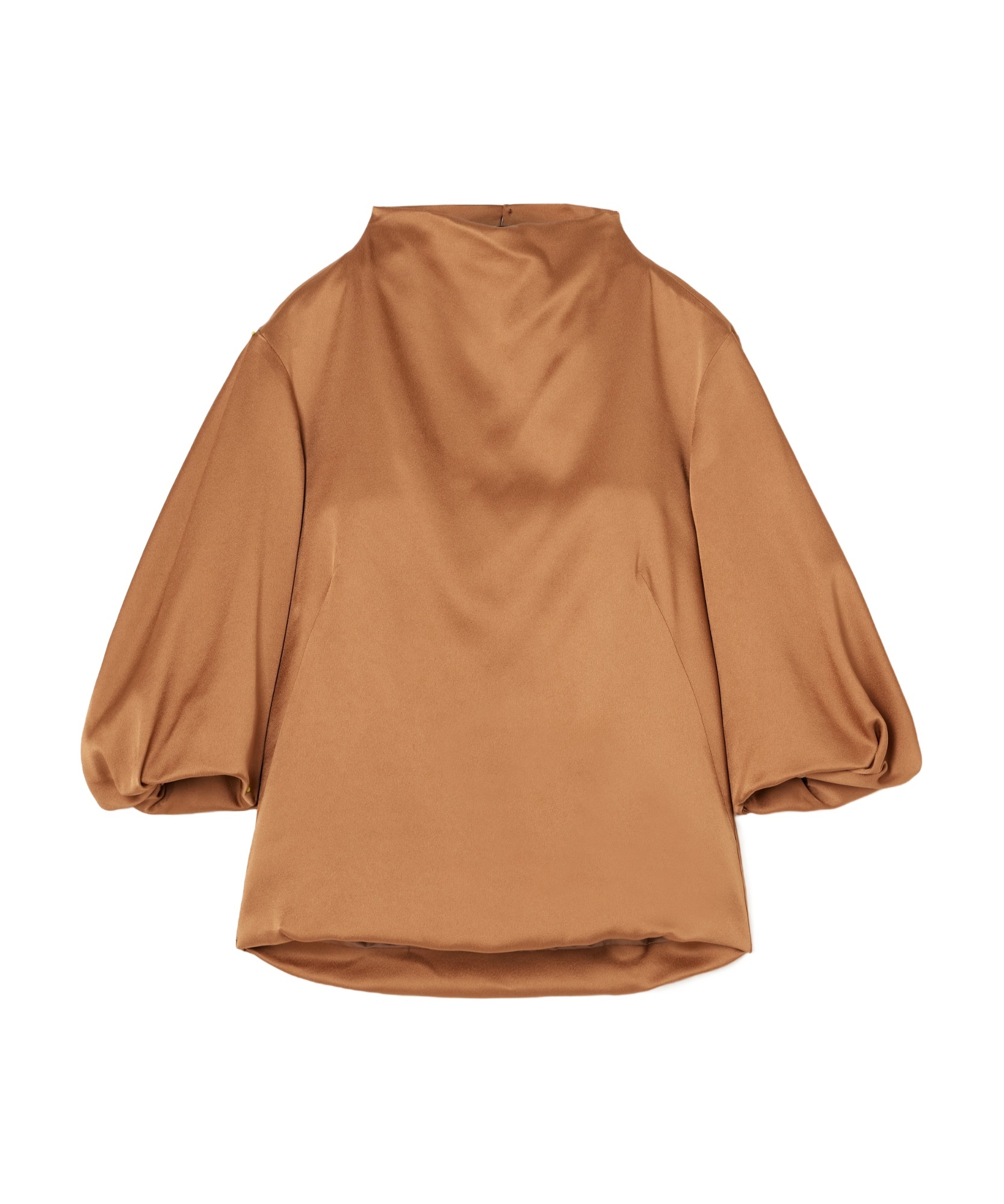 Dries Van Noten High-necked Top In Brown