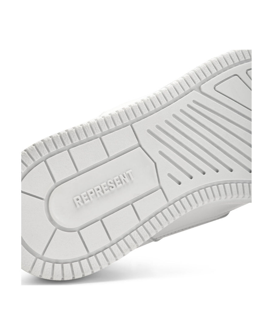 Represent Mocha Lace-up Sneakers In White