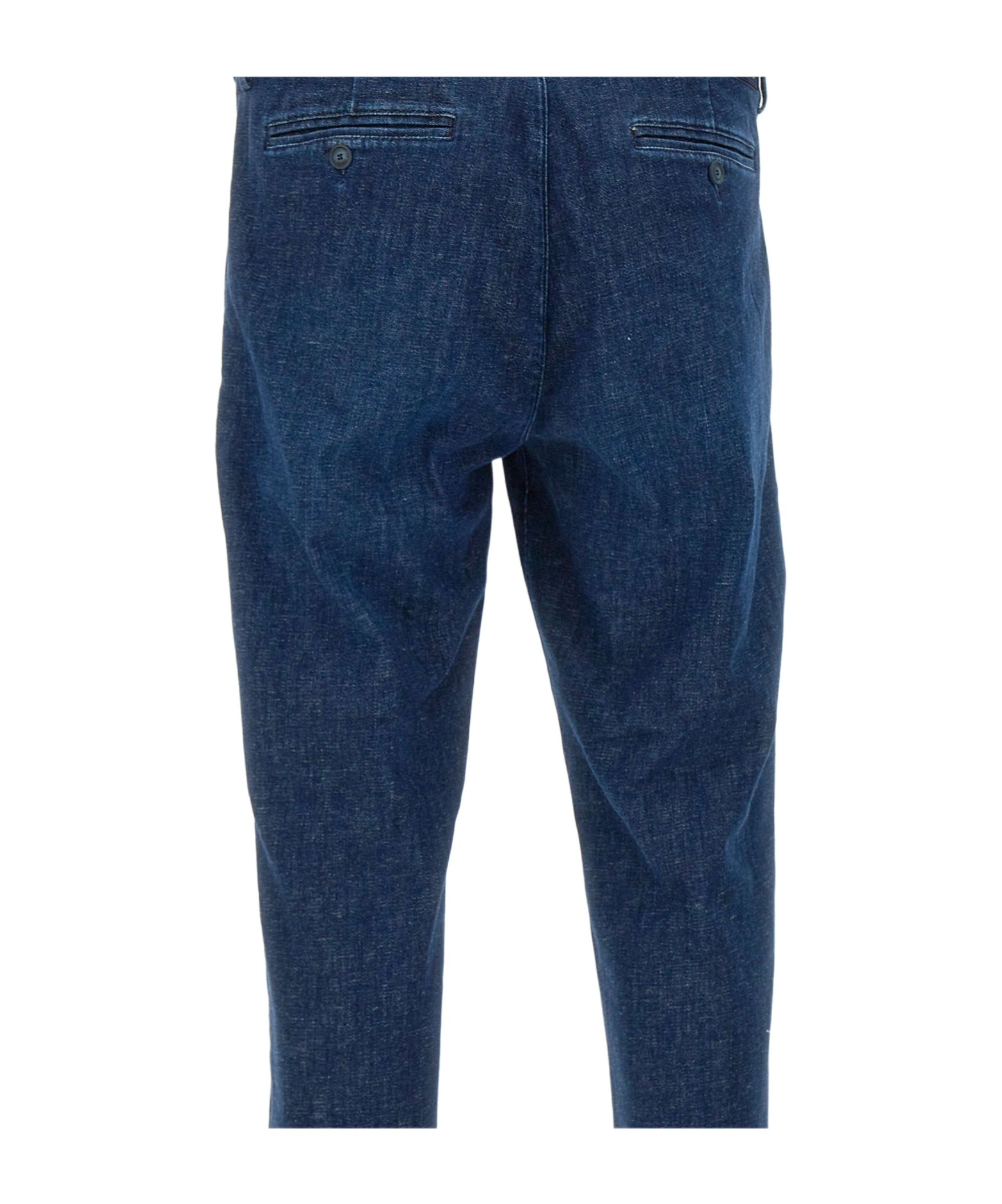 Re-hash Slim-fit Turn-up Jeans In Blue