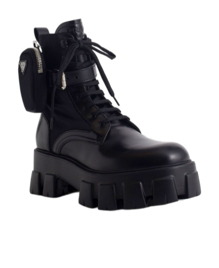 PRADA THICK SOLED MARTIN BOOTS