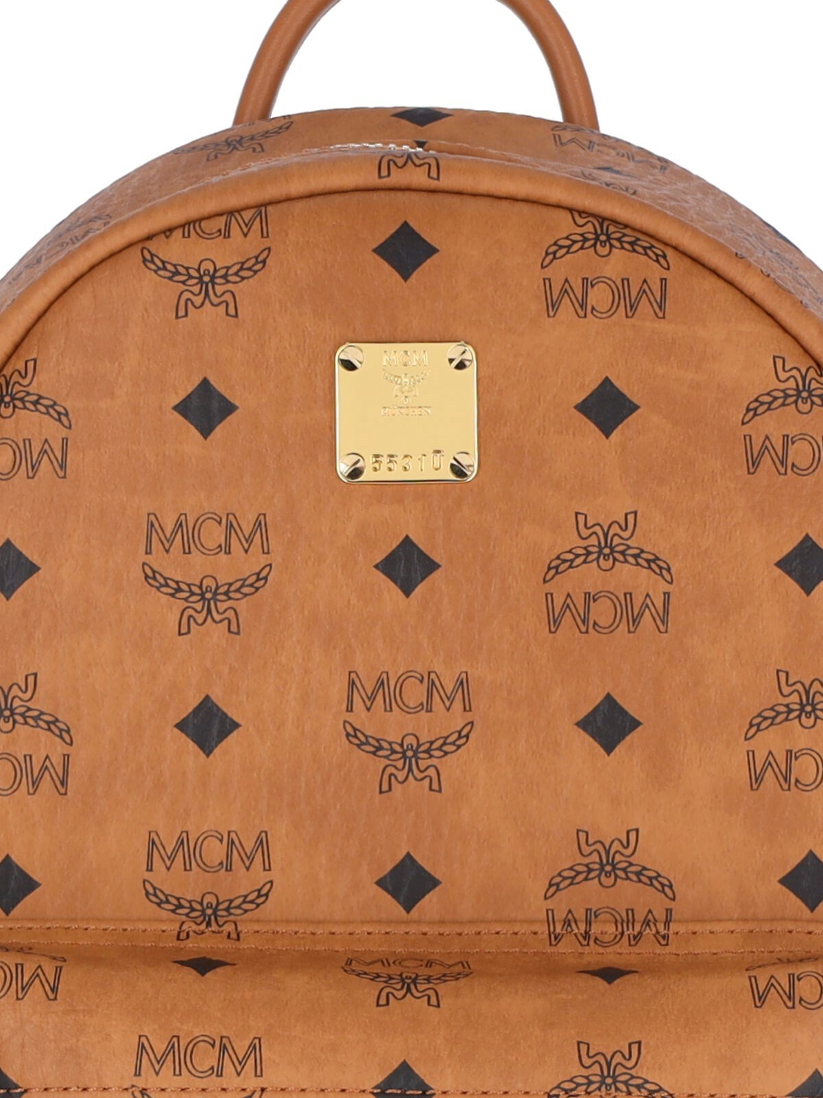 Mcm Women's Brown Other Materials Backpack In Brown