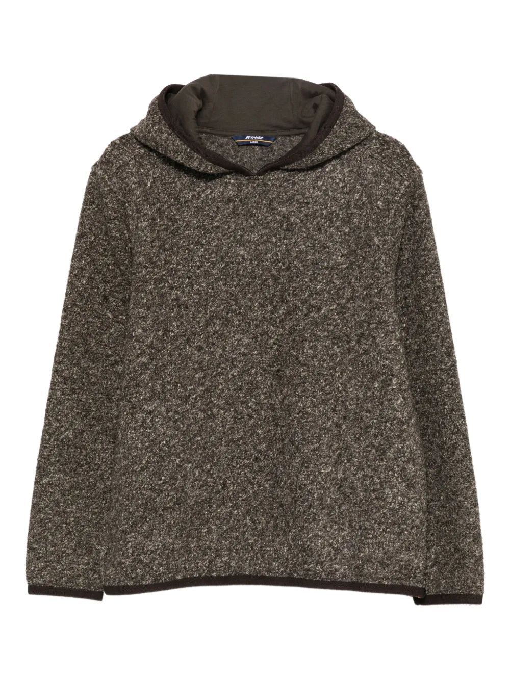 K-way Trim-detail Hoodie In Brown