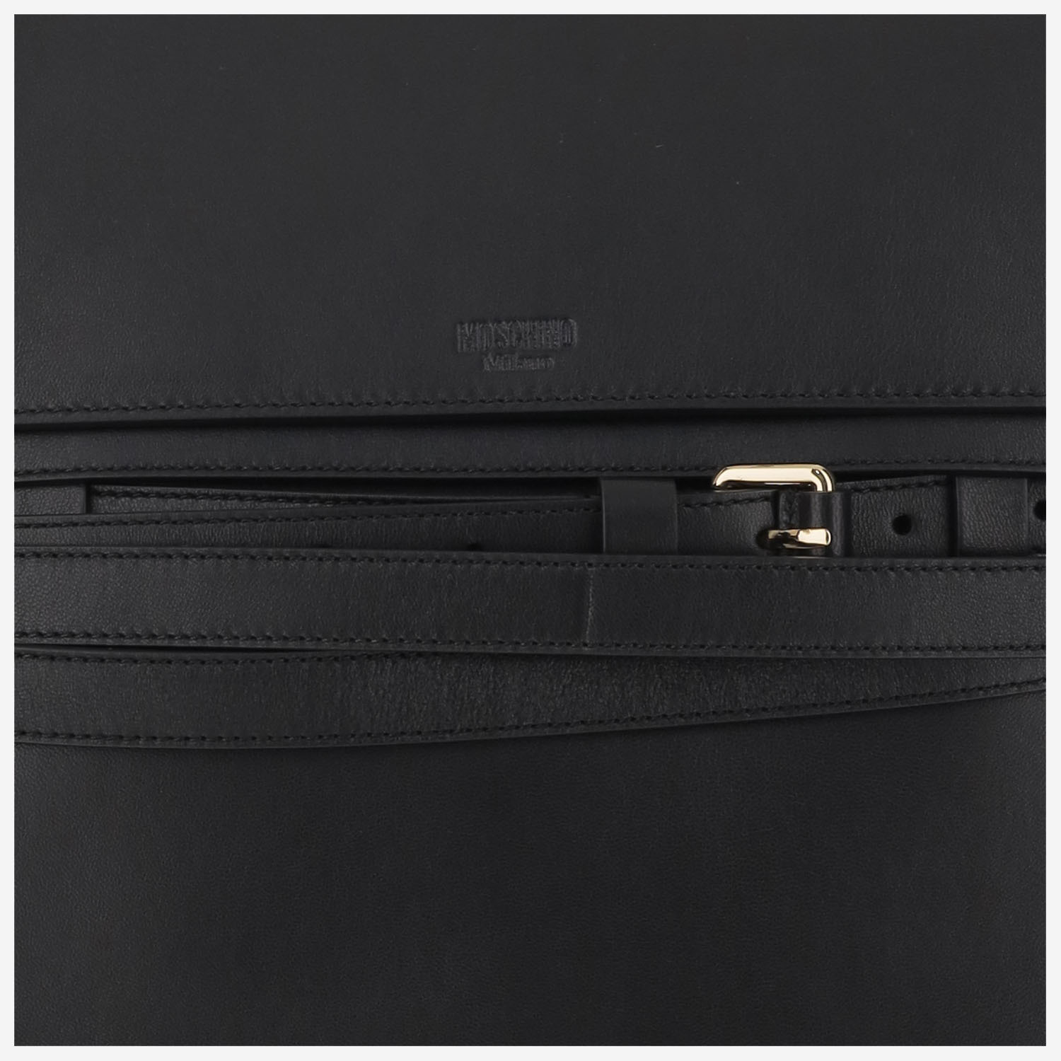 Moschino Tie Me Bag In Black