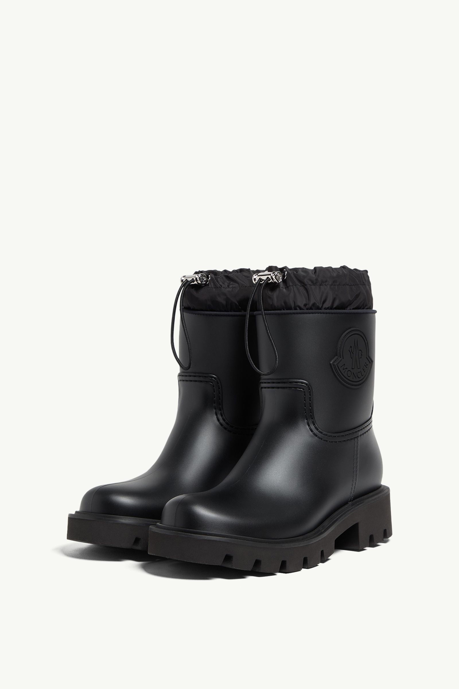 Moncler Kickstream Drawstring Rain Boots In Multi