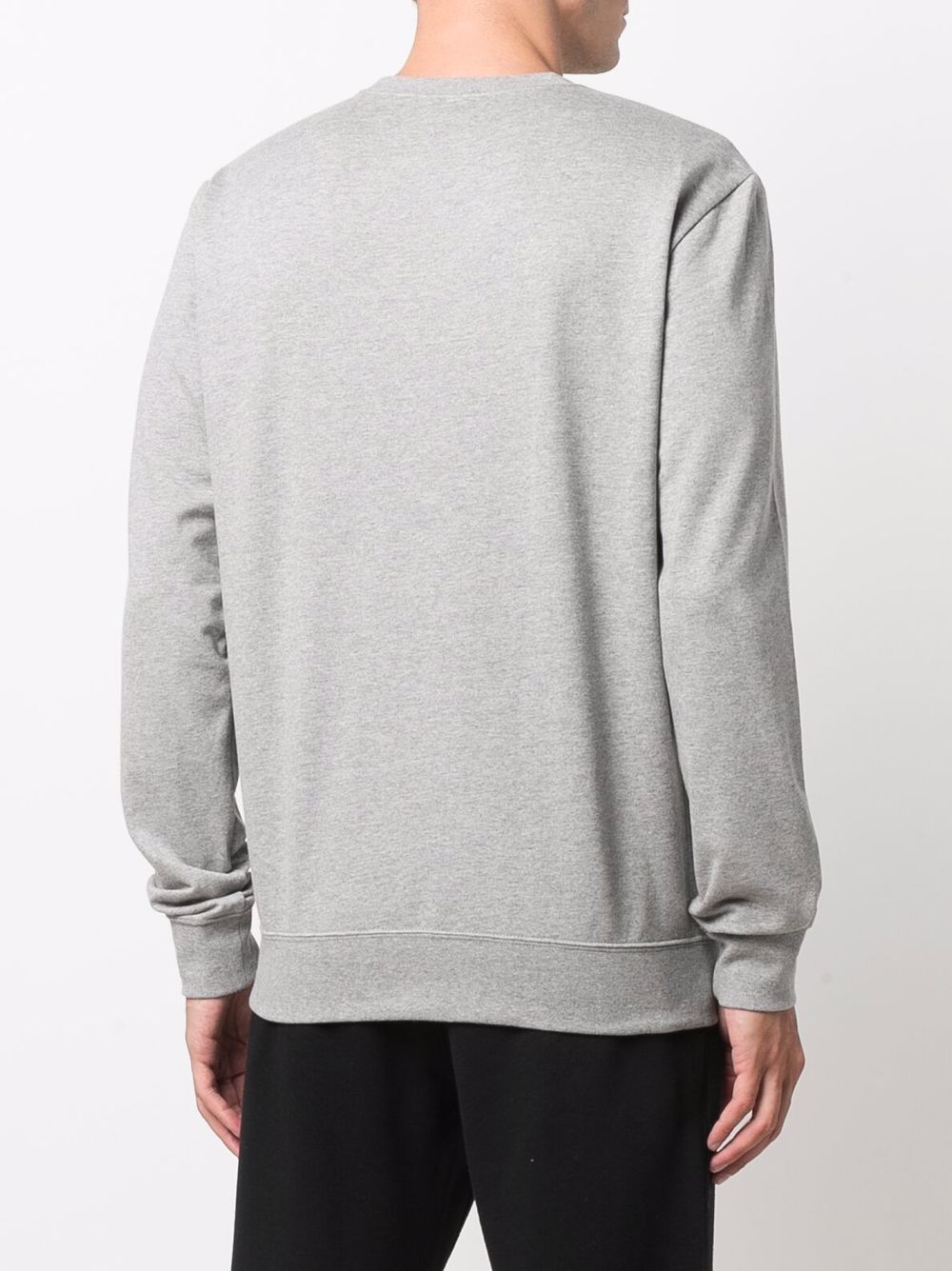 Ea7 Logo-print Sweatshirt In Gray