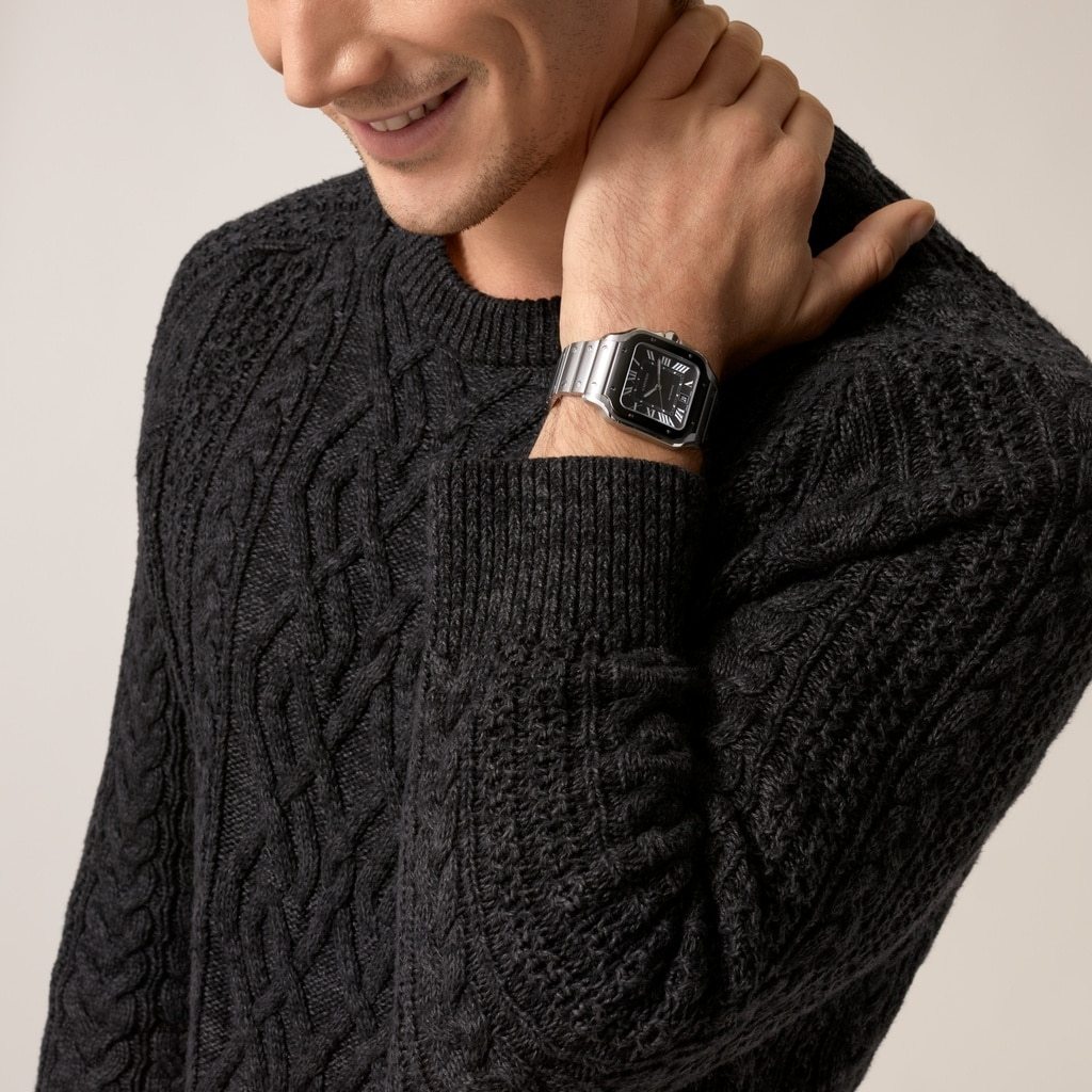 Cartier Steel Adlc Santos De Watch