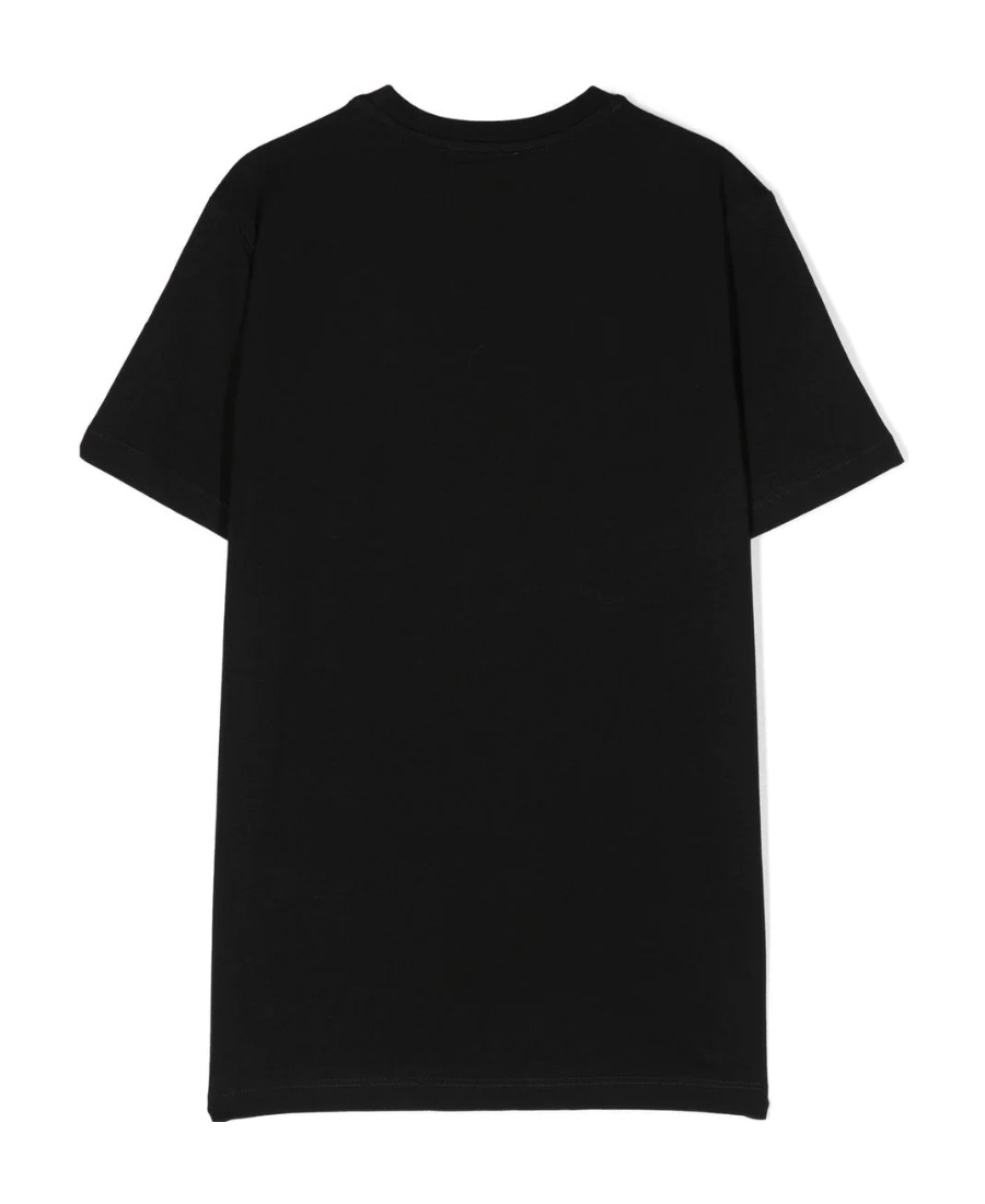 MSGM LOGO PRINTED T-SHIRT WITH LACQUER EFFECT