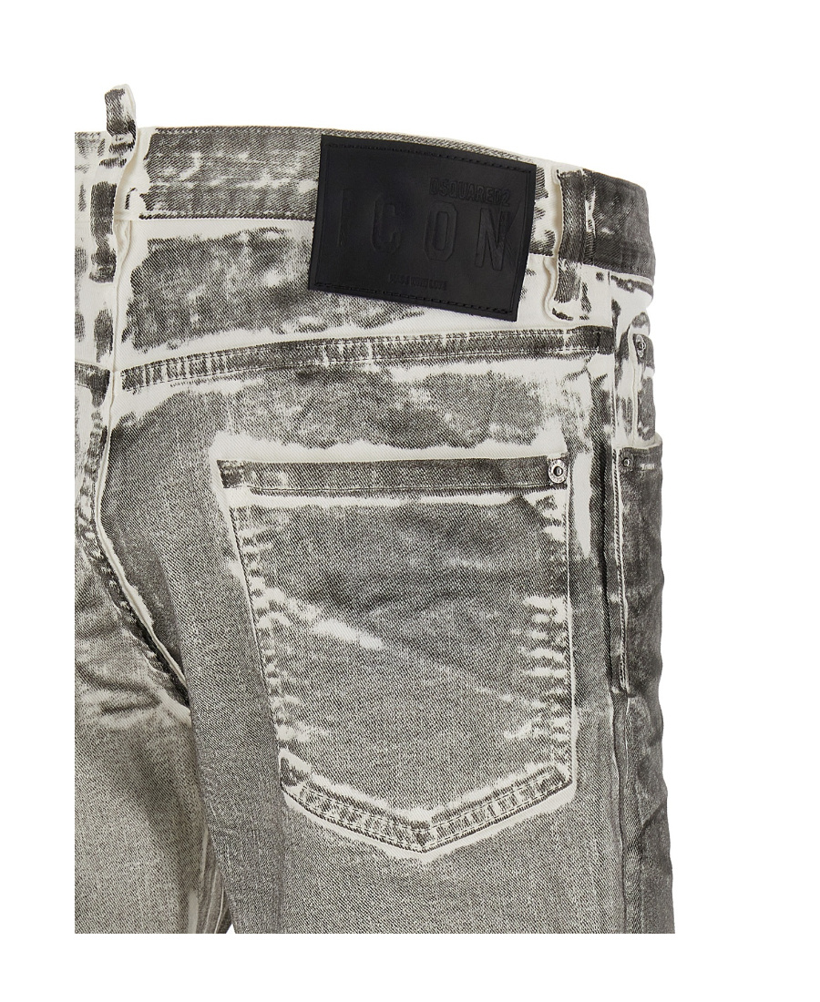 Dsquared2 Cool Guy Mid-rise Slim-fit Jeans In Gray