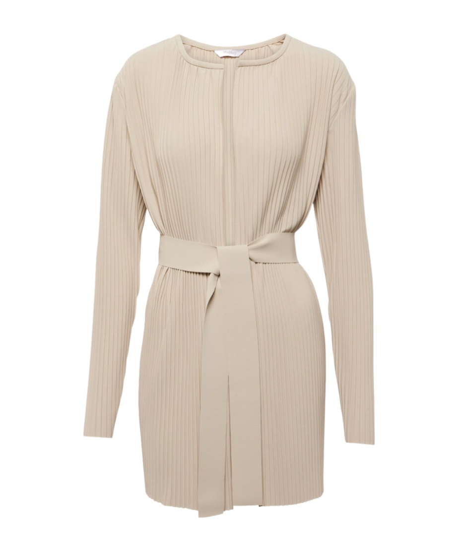 Max Mara Long-sleeved Cardigan In Nude