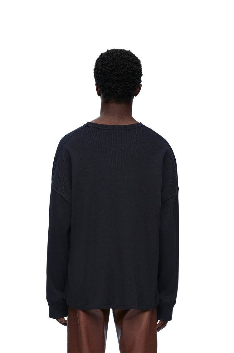 LOEWE OVERSIZED FIT LONG SLEEVE T-SHIRT IN COTTON