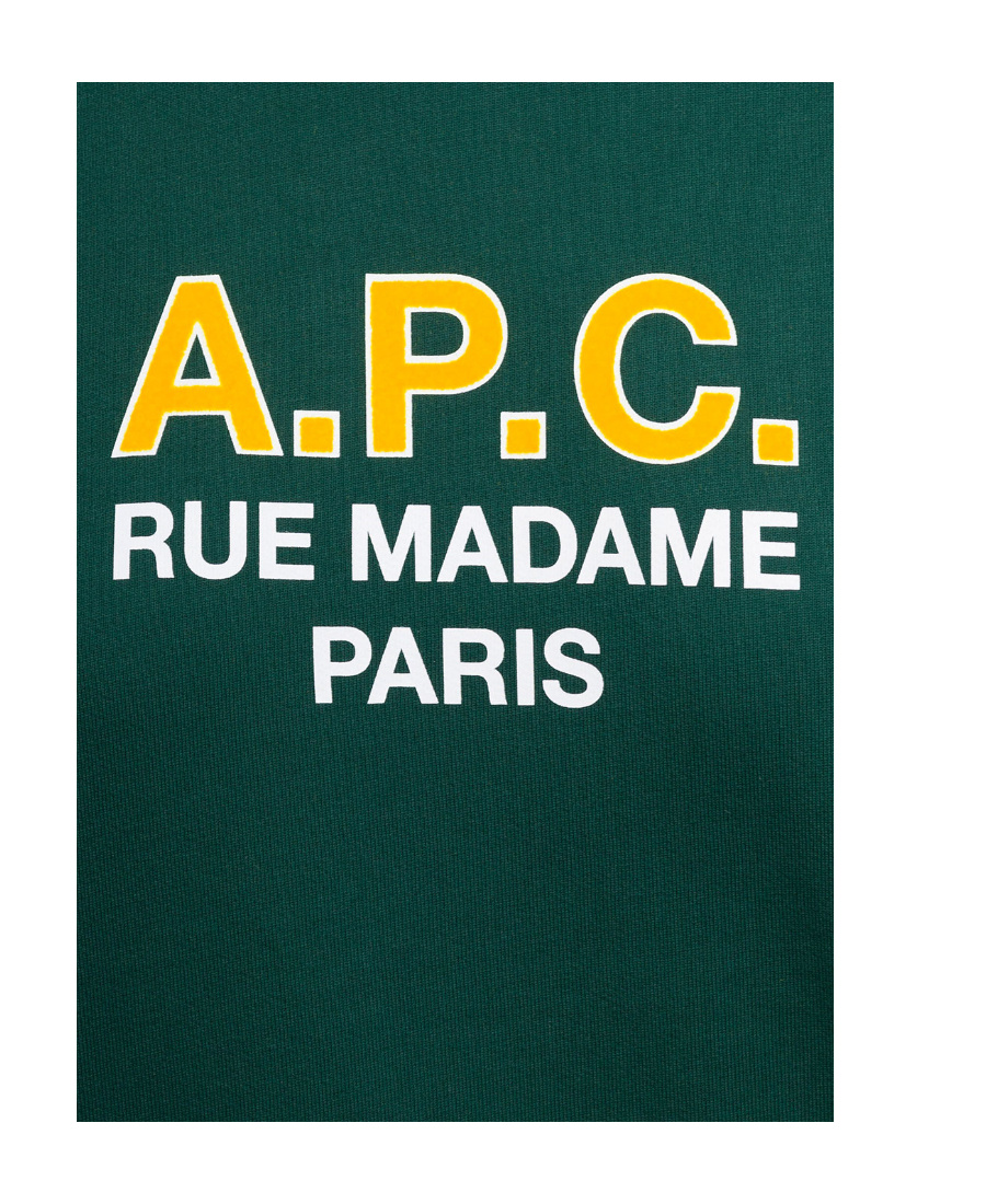 Apc A.p.c. Sweatshirt With Logo In Green
