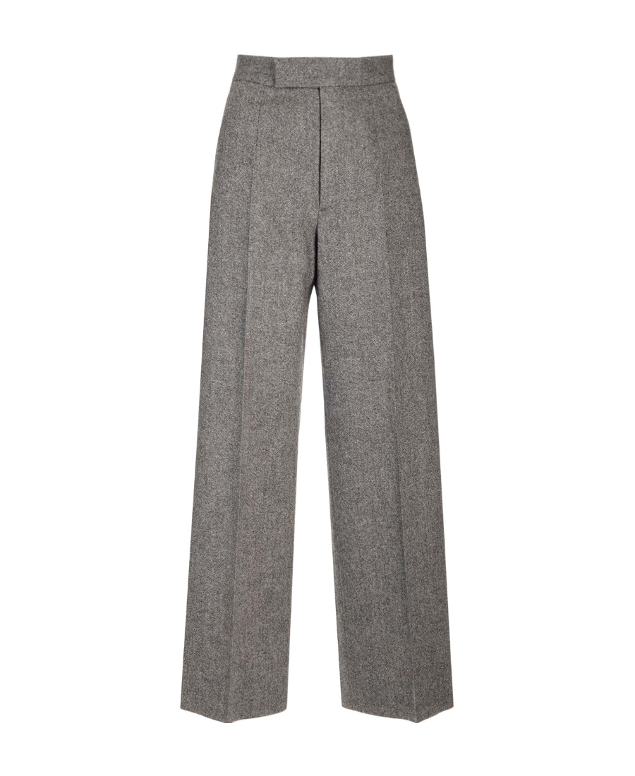 Vivienne Westwood Lauren Trousers In Donegal Tweed In Gray