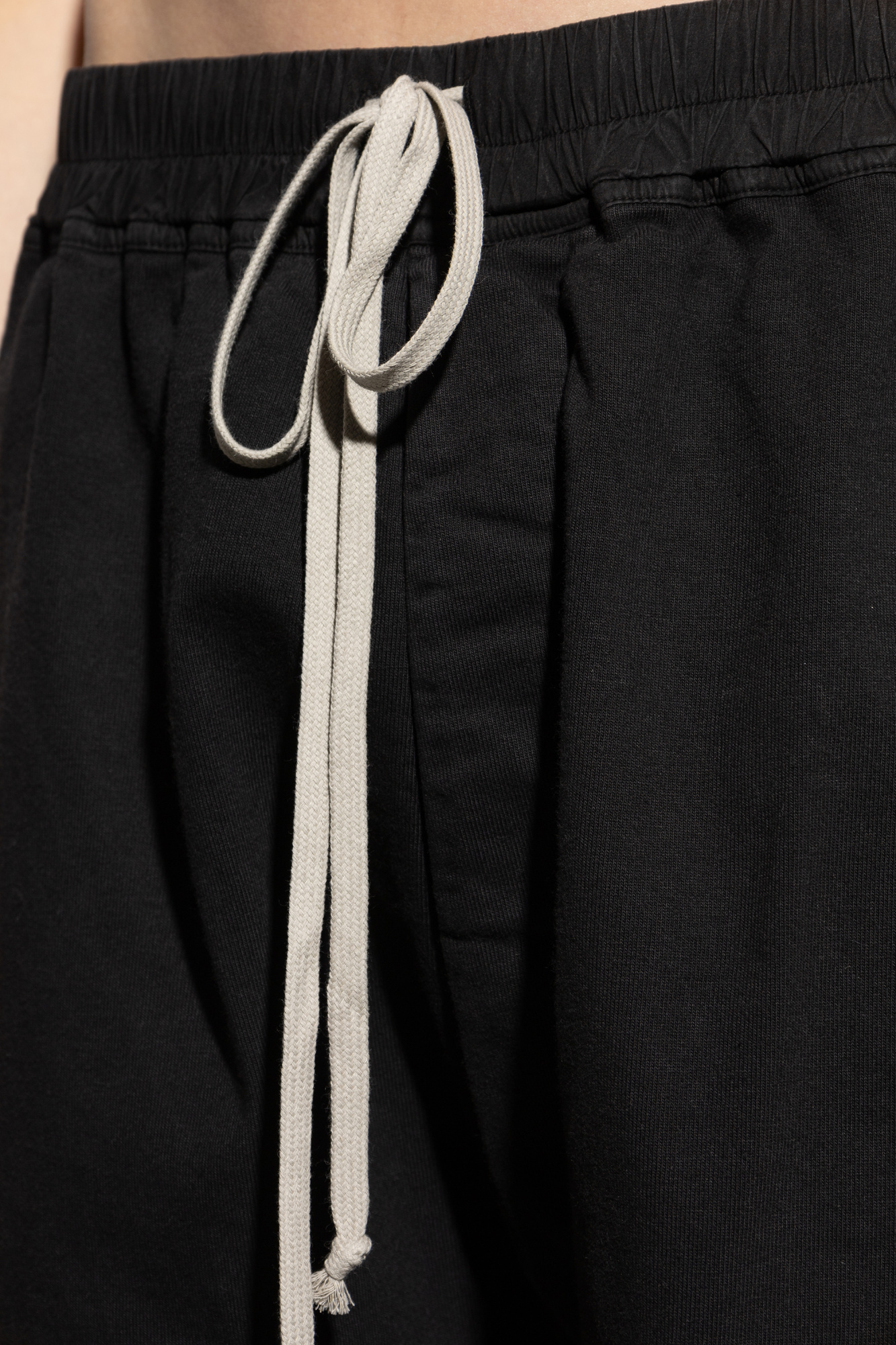 Rick Owens Drkshdw Drawstring Pods Shorts In Black