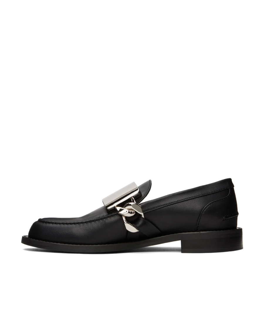 Jw Anderson Gourmet Logo Love Shoes In Black