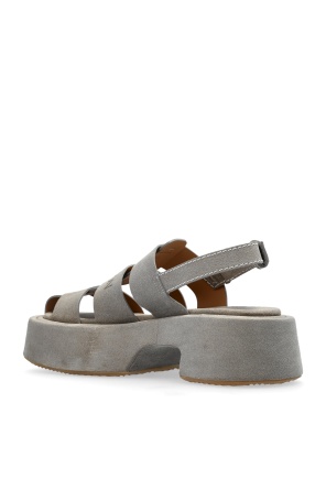 Jw Anderson Round Toe Flat Sandals