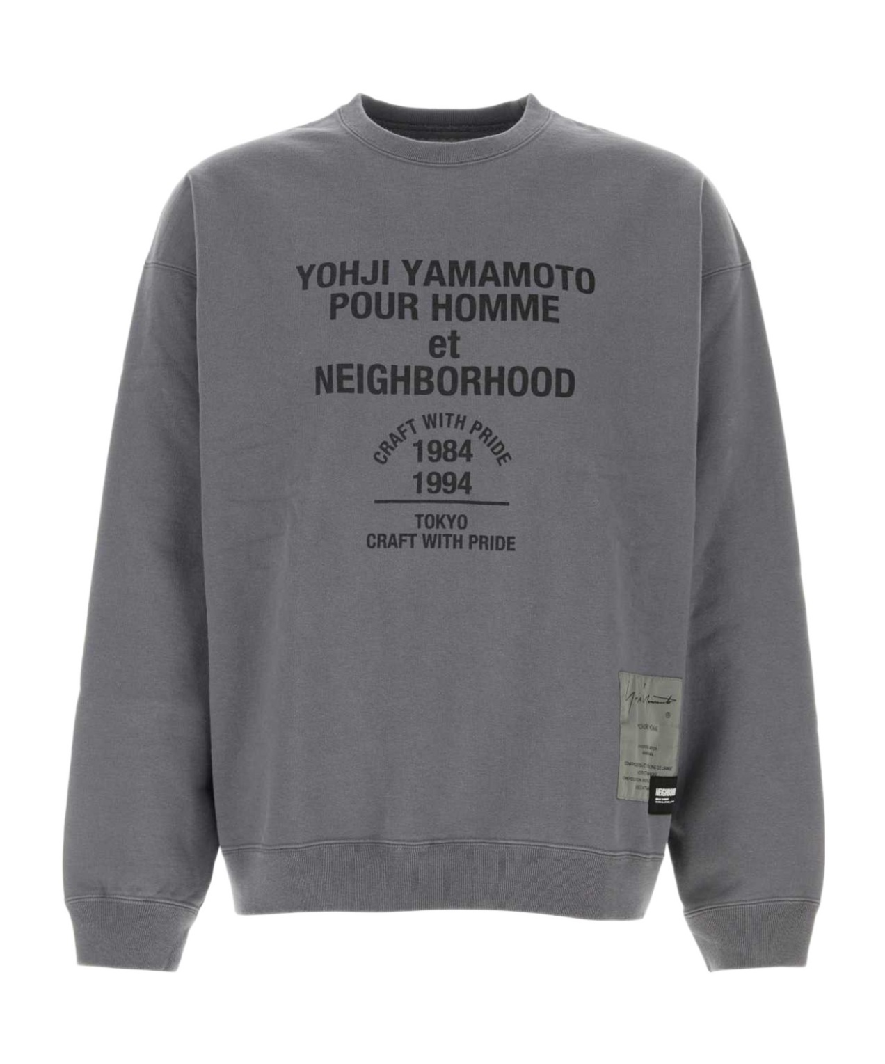 YOHJI YAMAMOTO X NEIGHBORHOOD PRINTED LONG-SLEEVES SWEATSHIRT