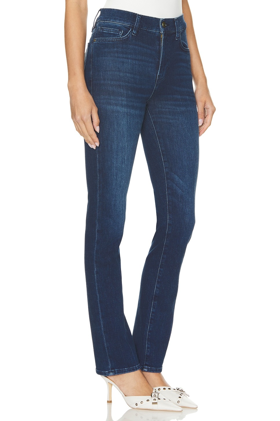FRAME LE HIGH STRAIGHT JEANS 
