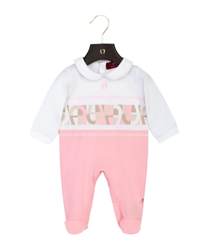 Shop Aigner Long-sleeved Jumpsuit In Pink