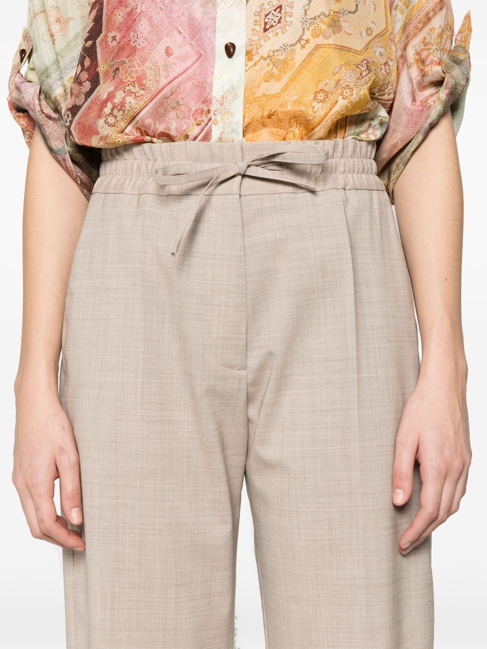 Shop P.a.r.o.s.h Pressed-crease Trousers