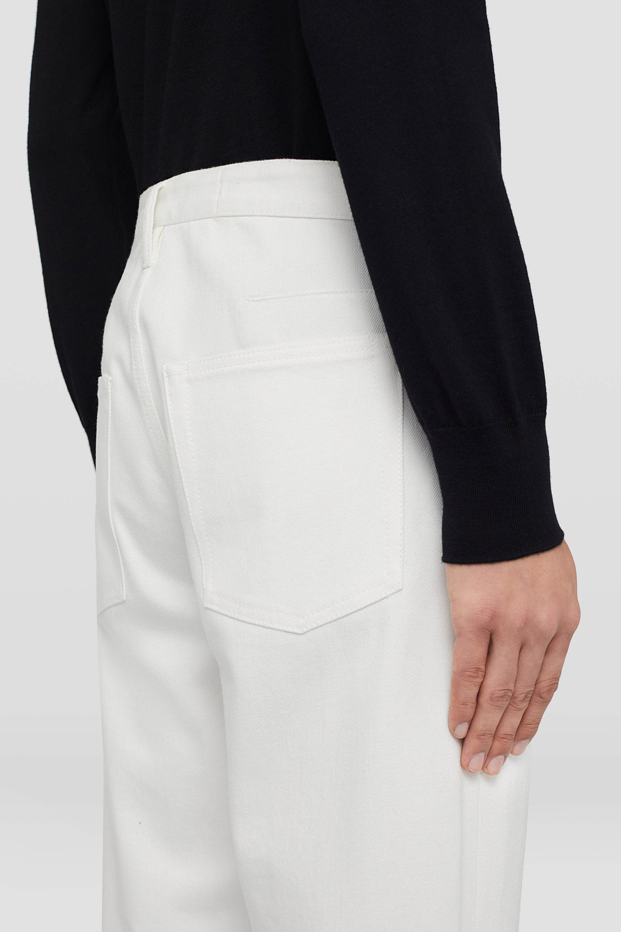 Jil Sander Mid-rise Straight-leg Jeans In White