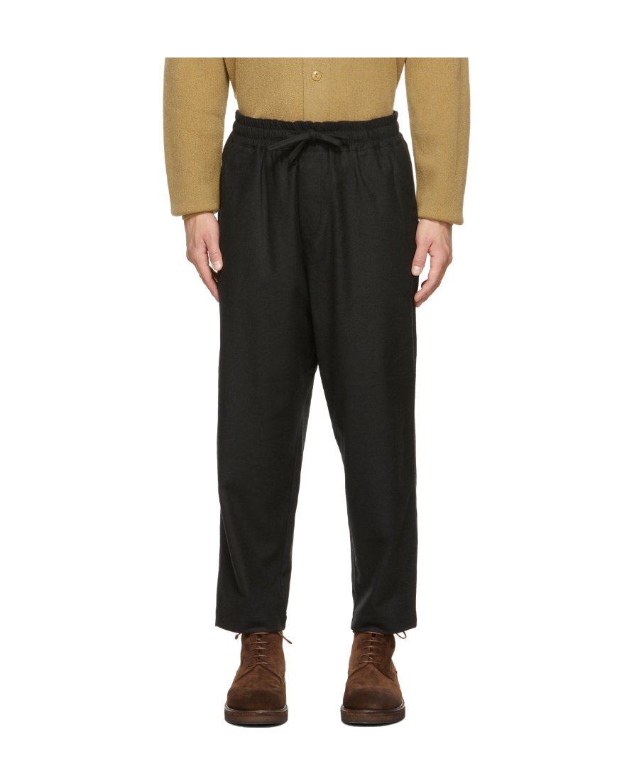 YMC YOU MUST CREATE LOGO DRAWSTRING CASUAL PANTS