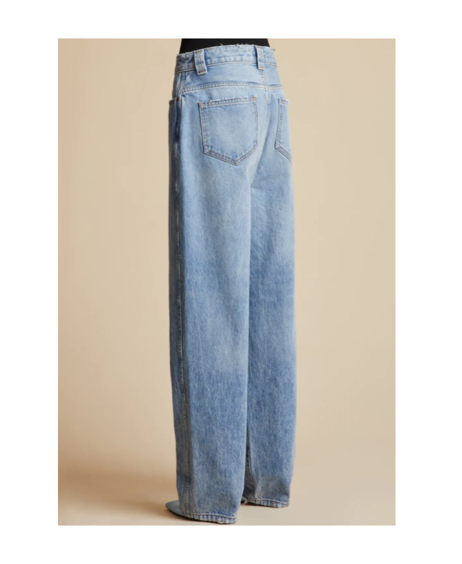 Khaite Martin High-waist Jeans In Blue