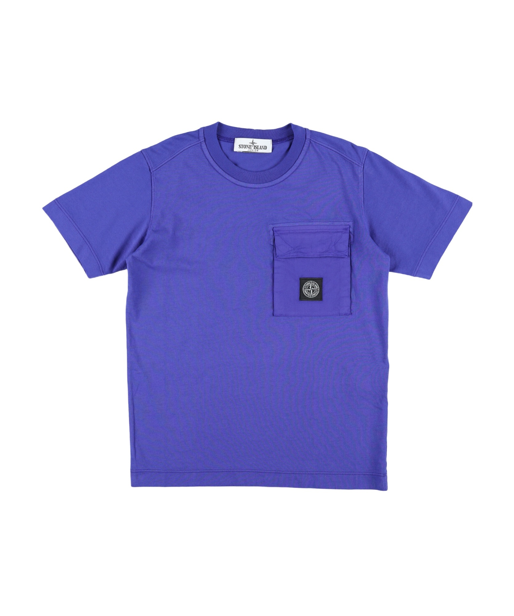 Stone Island Compass-motif Cotton T-shirt In Blue