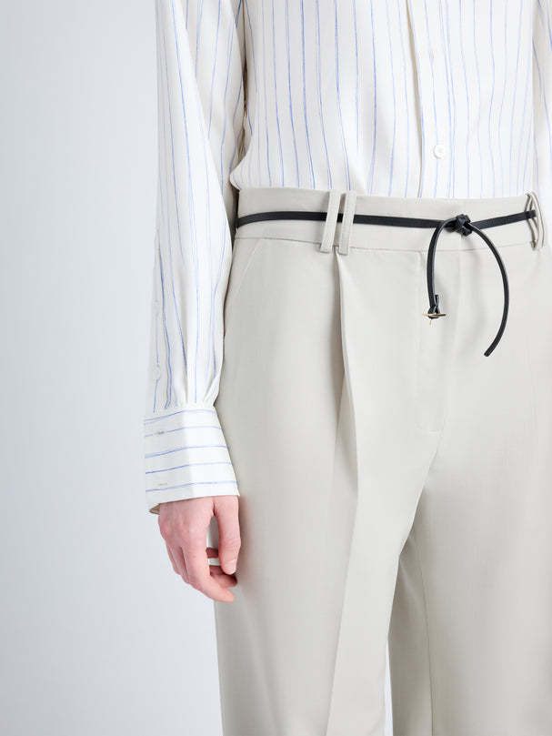 PROENZA SCHOULER SAVANNAH PANT IN WOOL GABARDINE SUITING