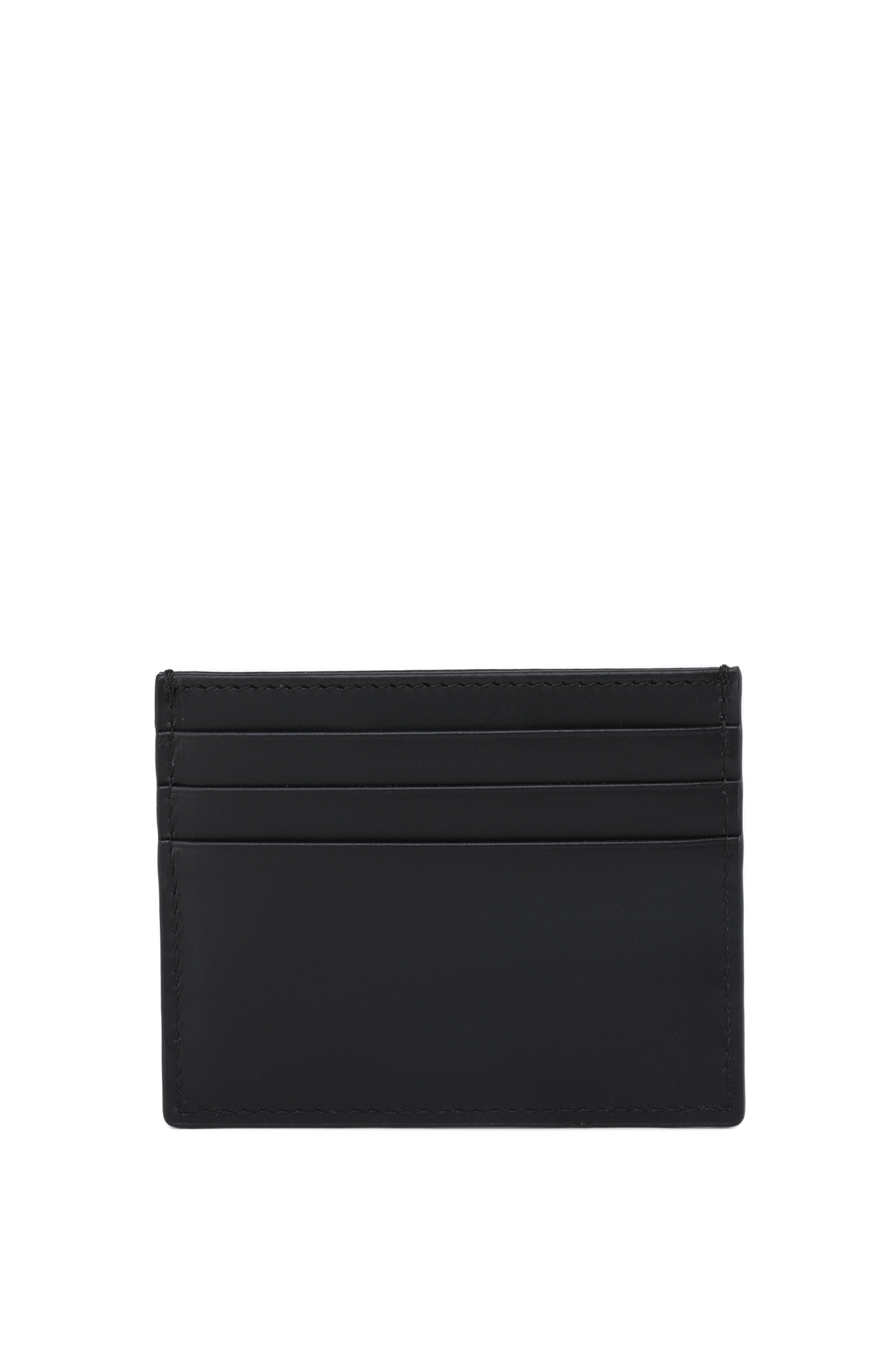 Fendi Debossed Logo Cardholder In Black