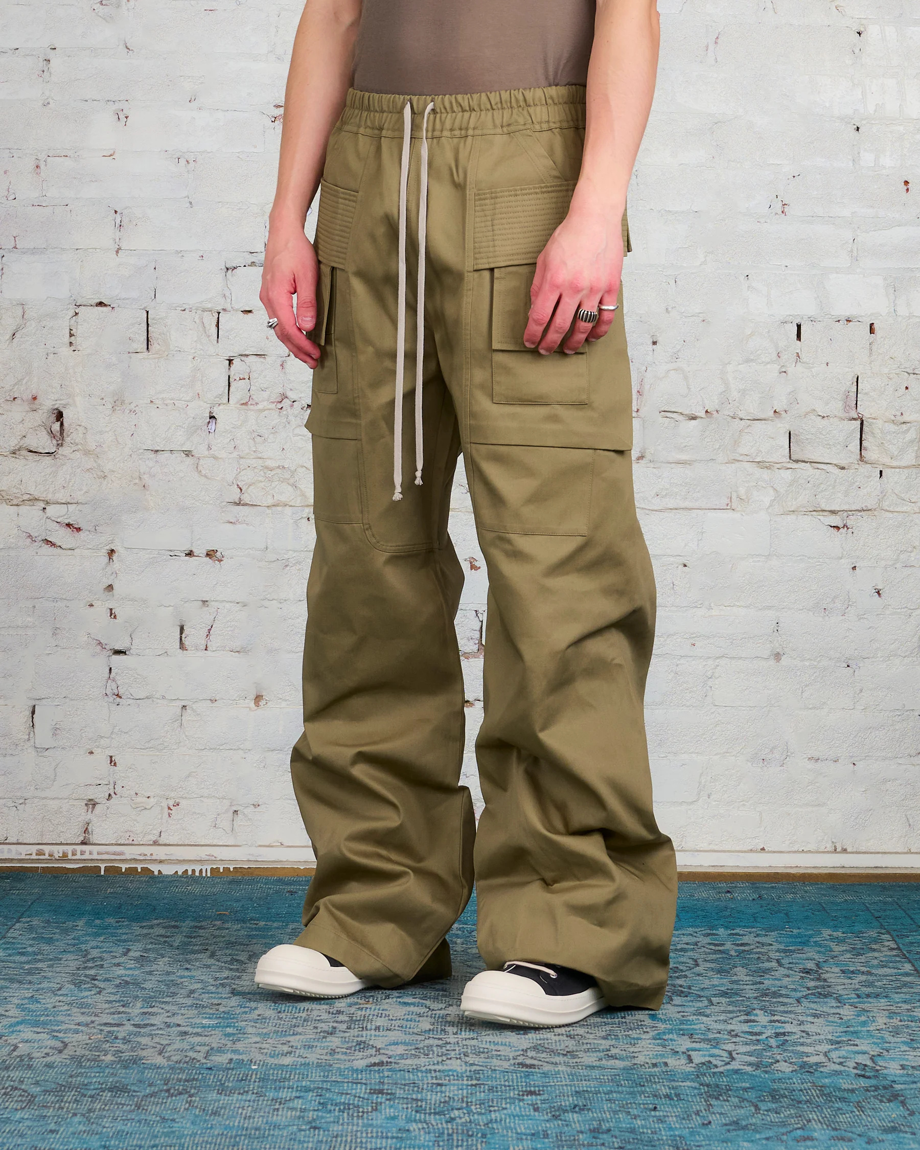 Rick Owens Drkshdw Multi-pocket Casual Pants In Brown