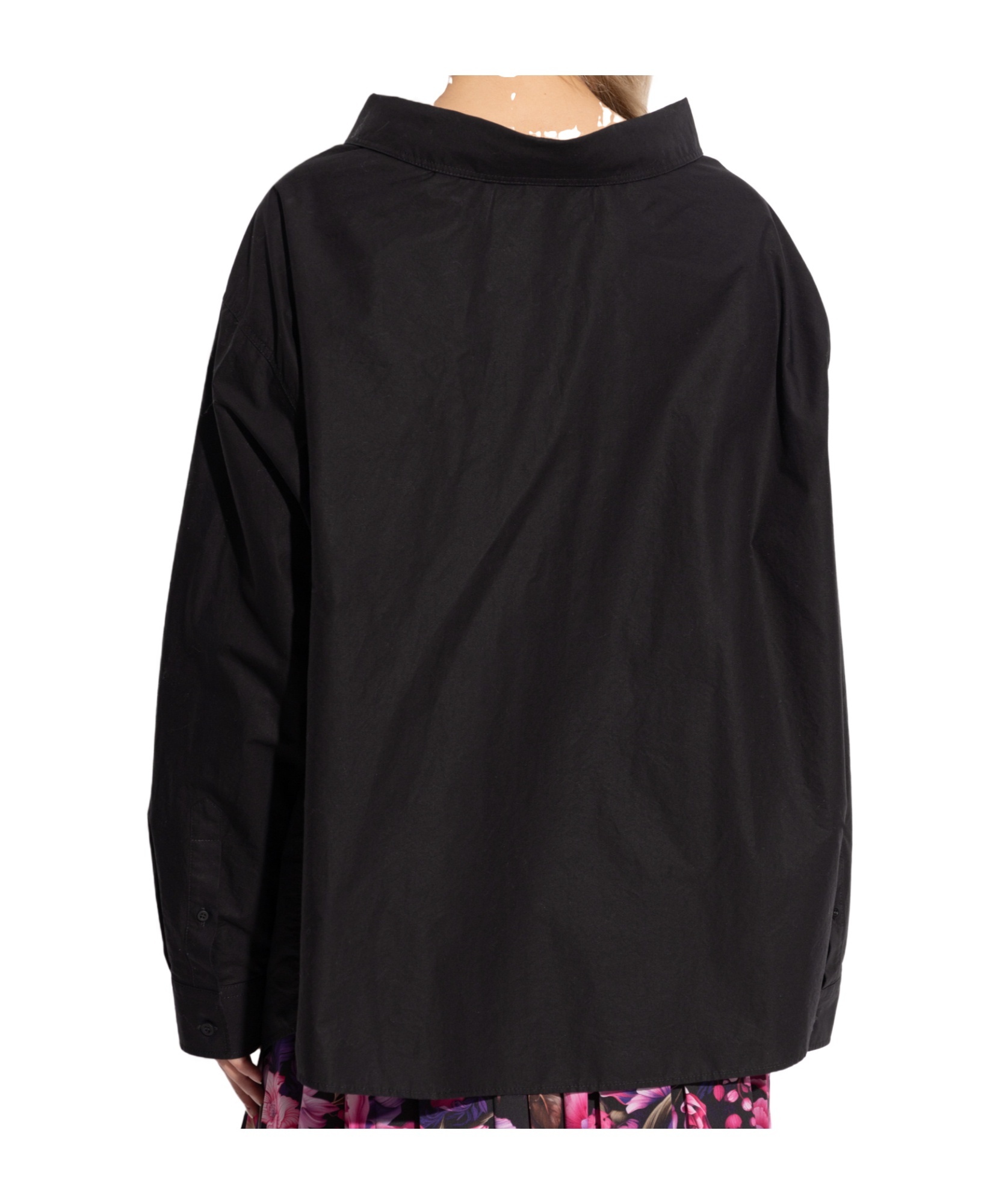 BALENCIAGA ASYMMETRICAL CUT SHIRT 