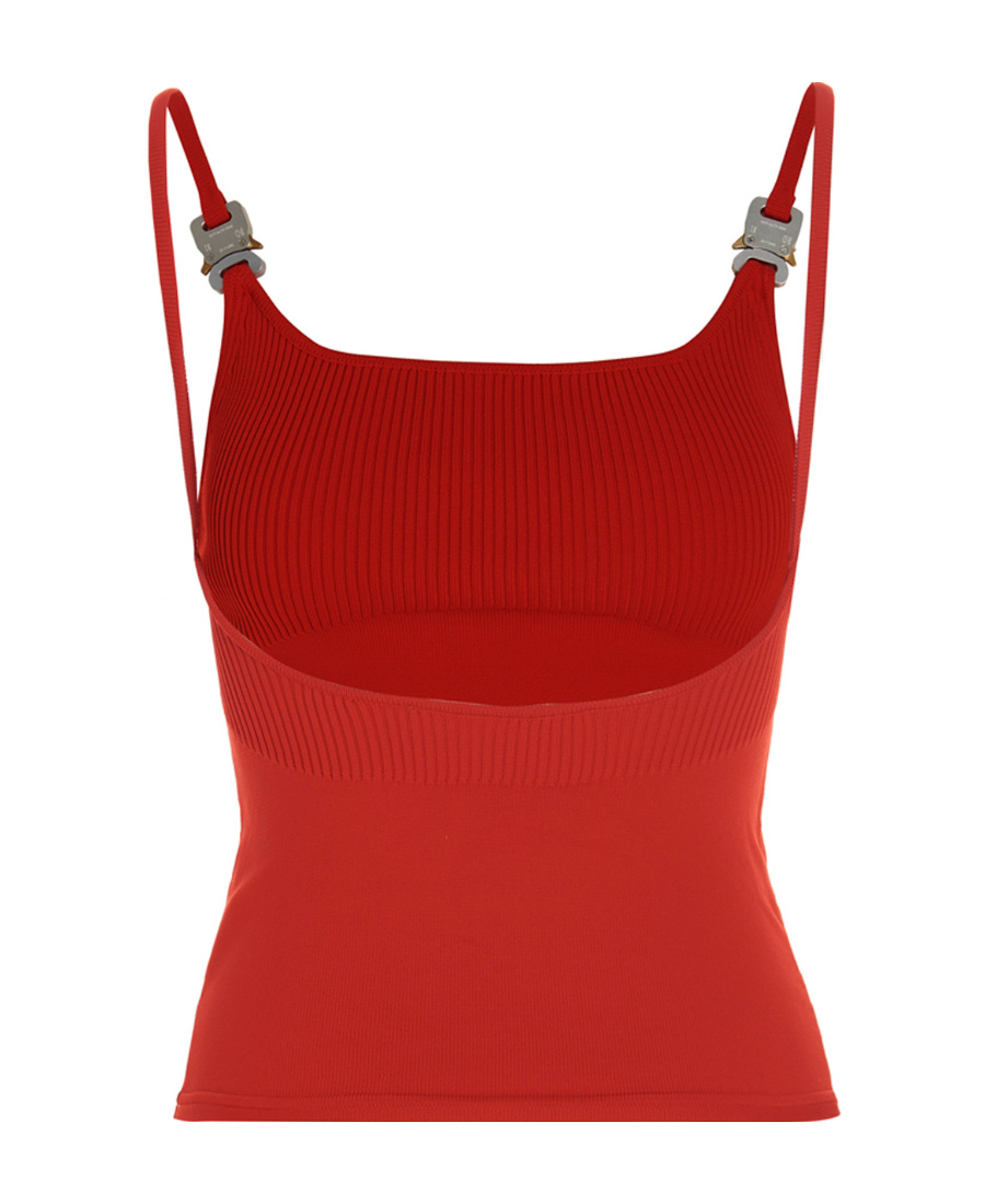 Alyx Rollercoaster Buckle-detail Camisole In Red