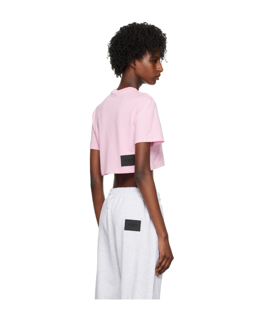 We11 Done Logo-print Jersey Cropped T-shirt In White
