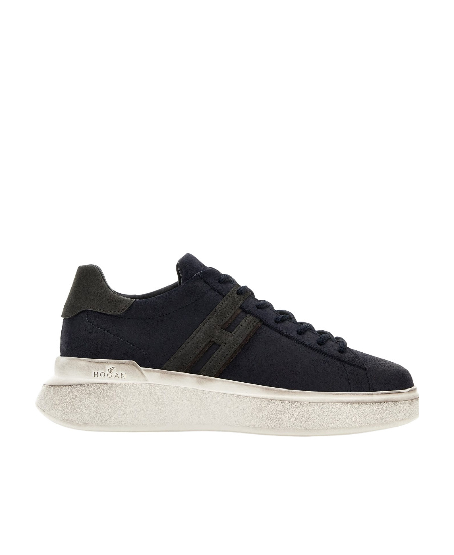 Hogan H580 Low-top Sneakers In Black