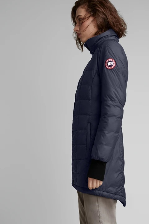 Canada Goose Mystique Parka Coat In Black