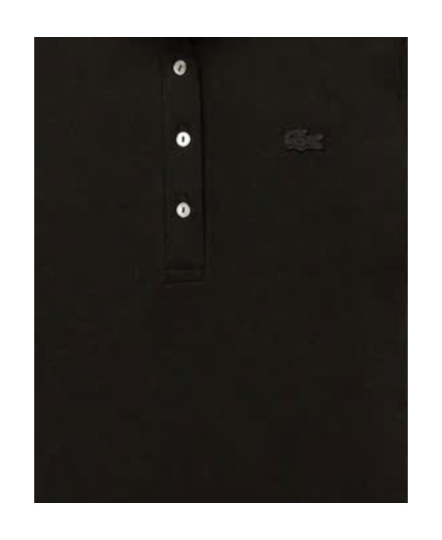 Lacoste Short-sleeved Polo Shirt In Black