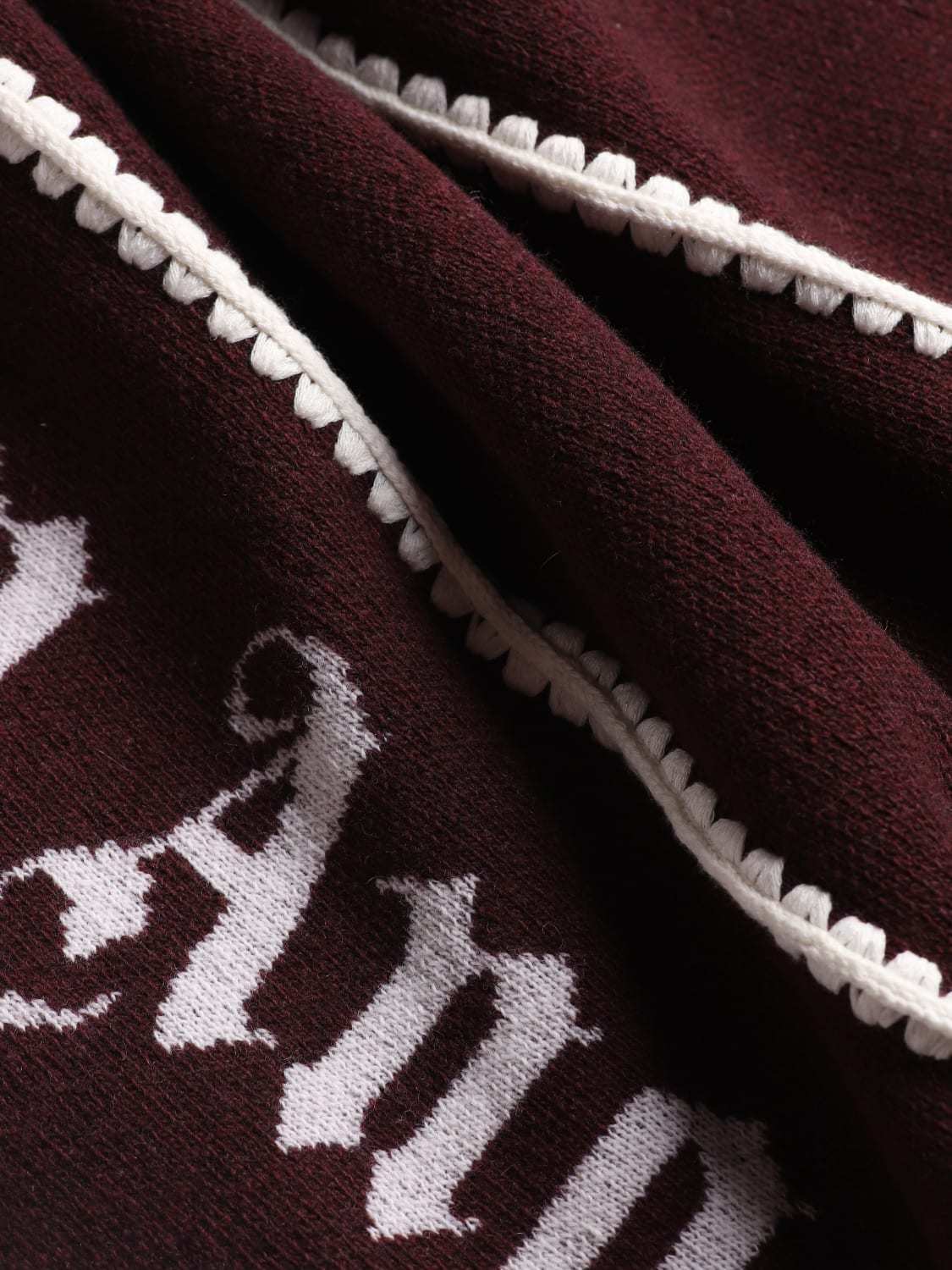 Palm Angels Embroidered-monogram Striped Jumper In Black