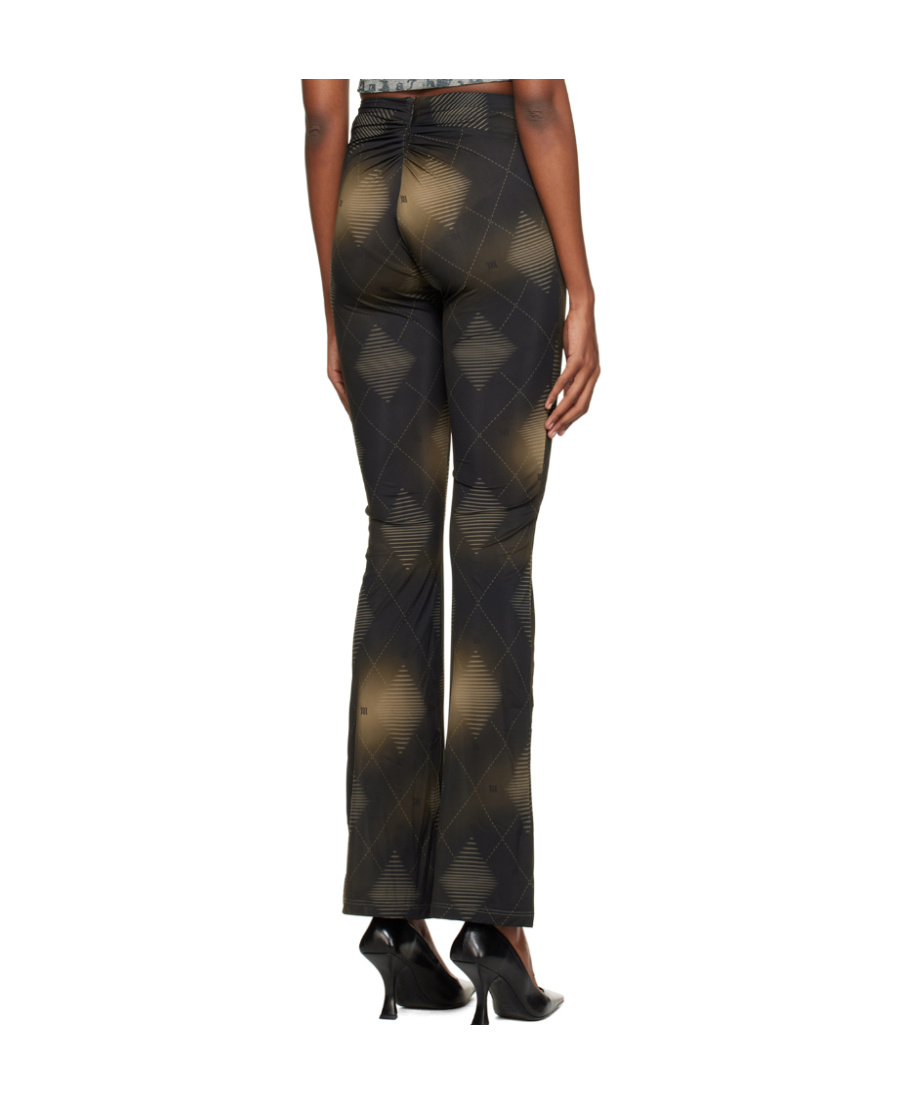 Misbhv Logo Printed Casual Pants In Black