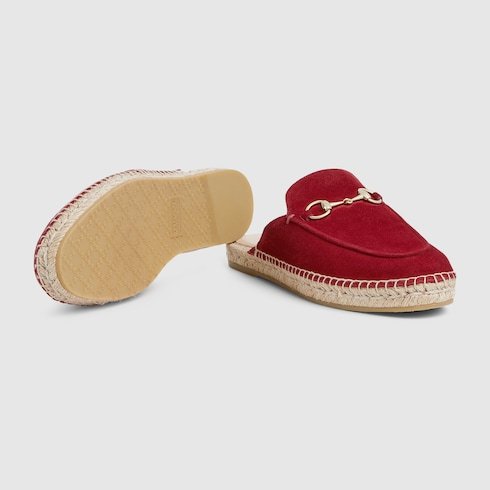 Gucci Women's Espadrille Mule With Horsebit