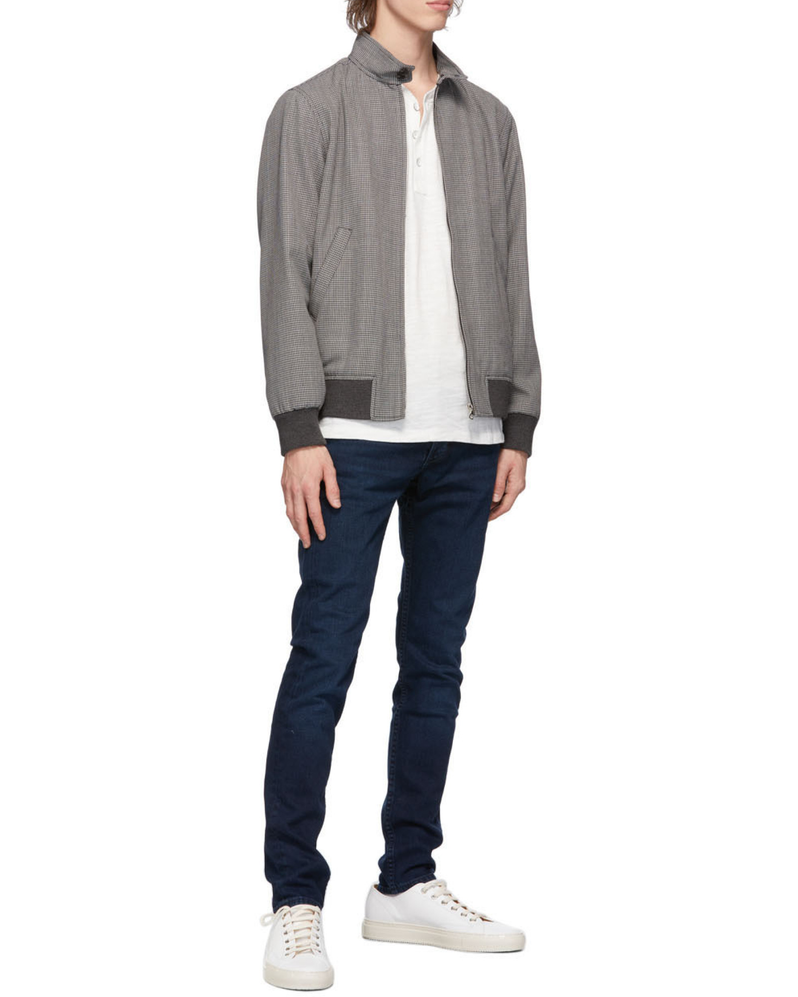 Rag & Bone Round-split Neck Long-sleeved Top
