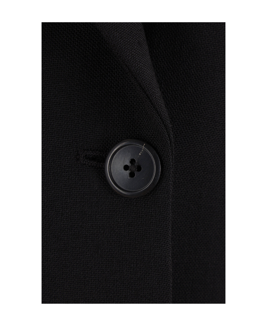 Prada Single-breasted Tailored Blazer In Black