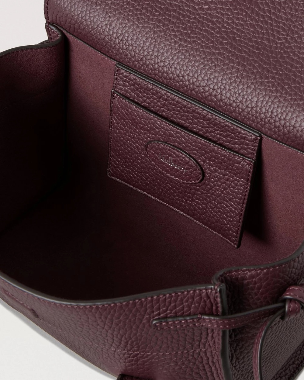 Mulberry Mini Soft Bayswater Grained Leather Satchel